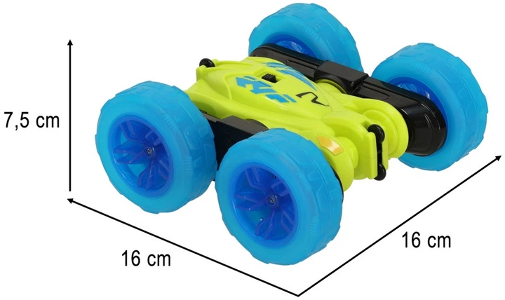 Samochód zdalnie sterowany KIK RC Revolt TG1023 Flip Speeder Lights 2.4GHz LED Off-Road 360 (5903039752276) - obraz 7