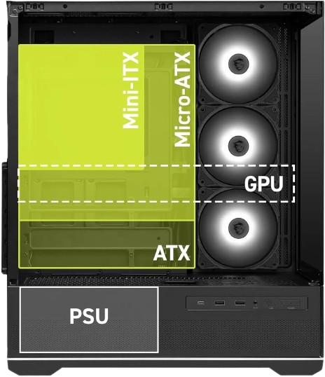 Корпус MSI MAG Pano 110R PZ ARGB Black - изображение 4