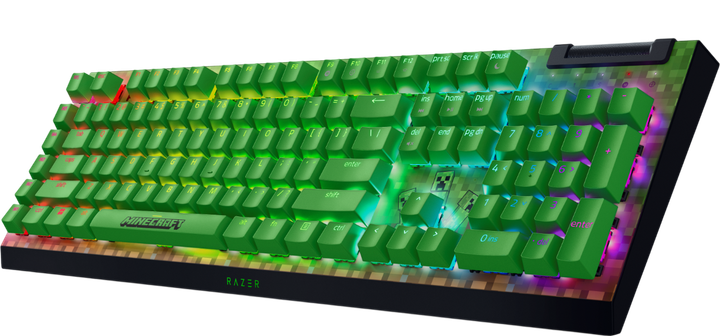 Клавіатура RAZER BlackWidow V4 X Minecraft Edition (RZ03-04704100-R3M1) - Фото 2 Клавіатура RAZER BlackWidow V4 X Minecraft Edition (RZ03-04704100-R3M1) - изображение 2