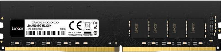 Оперативная память Lexar 8GB DDR4 3200MHz (LD4AU008G-B3200GSST) - Фото 1 Оперативная память Lexar 8GB DDR4 3200MHz (LD4AU008G-B3200GSST) - изображение 1