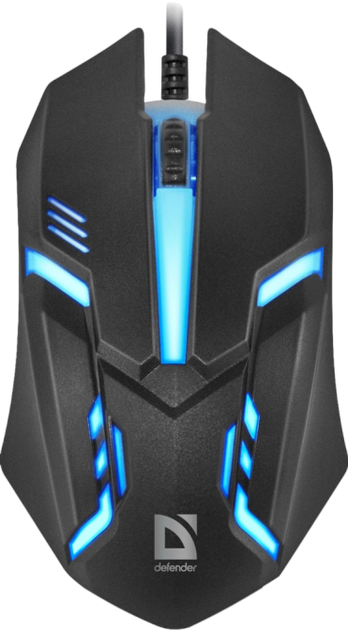 Миша Defender Hit MB-550 RGB Black (52550) - Фото 1 Миша Defender Hit MB-550 RGB Black (52550) - зображення 1