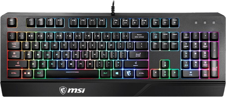Клавіатура MSI Vigor GK20 UA RGB Black (S11-04UA208-CL) - Фото 1 Клавіатура MSI Vigor GK20 UA RGB Black (S11-04UA208-CL) - изображение 1