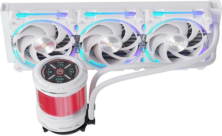 Водяне охолодження Alseye W360-V-W ARGB White (AS.02.10.0014) - зображення 2