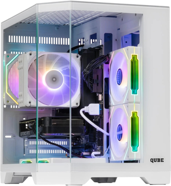 Корпус QUBE CRYSTAL ARGB White (CRYSTAL_GWNU3) - изображение 5