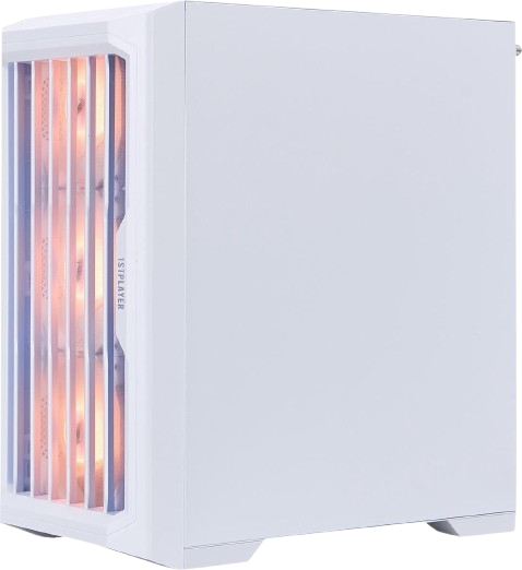 Корпус 1stPlayer H2-WH-4F7-W ARGB White - изображение 4