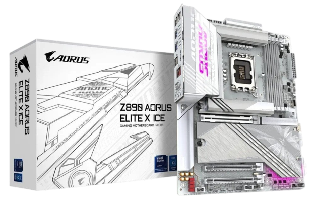 Материнська плата Gigabyte Z890 Aorus Elite X Ice LGA 1851 (Z890 A ELITE X ICE) - зображення 2