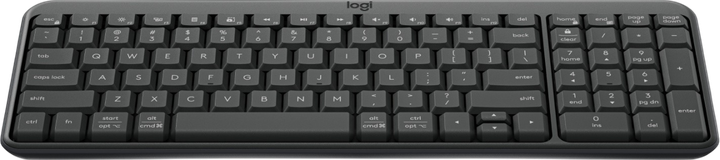 Клавіатура бездротова Logitech K250 Graphite (920-013822) - зображення 3