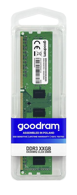 Оперативная память GoodRam 2GB DDR3 1333MHz (GR1333D364L9/2G) - изображение 3