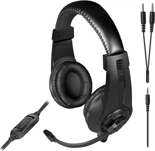 Słuchawki Speedlink Legatos Stereo Gaming Headset Przewodowe Czarne (4027301772470) - obraz 3