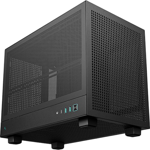Корпус DeepCool CH160 Mesh Black (R-CH160-BKNMI0-G-1) - зображення 3