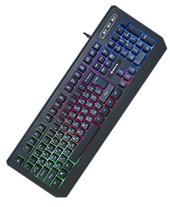 Клавіатура REAL-EL Comfort 7001 Ukr RGB Black (EL123100035) - зображення 2