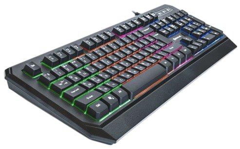 Клавіатура REAL-EL Comfort 7001 Ukr RGB Black (EL123100035) - зображення 3