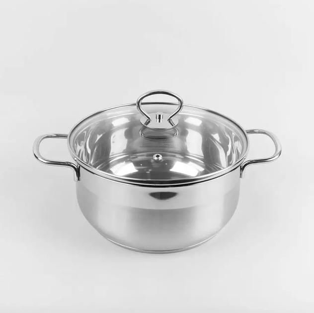 Кастрюля нержавеющая Maestro 140 мм х 0.9 л MR-3508-14 (MR-3508-14) - Фото 1 Кастрюля нержавеющая Maestro 140 мм х 0.9 л MR-3508-14 (MR-3508-14) - изображение 1