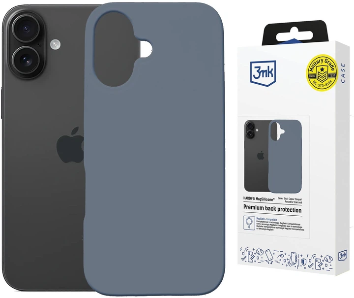 Etui 3MK Hardy MagSilicone do Apple iPhone 16 Ultramarine (5903108662000) - obraz 5