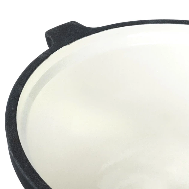 Kociołek żeliwny Vilde CAST LINE 199050 emaliowany na nóżkach z pokrywką 8 L (5904316471880) - obraz 5