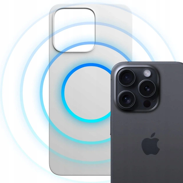 Etui 3MK Hardy MagSilicone do Apple iPhone 16 Pro Max White (5903108662055) - obraz 5