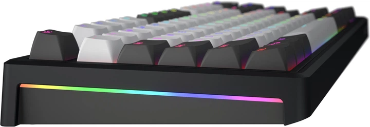 Klawiatura bezprzewodowa HATOR Skyfall 80 Pro Vanila Silent Switch Bluetooth/USB Grey/Black (HTK4180) - obraz 6