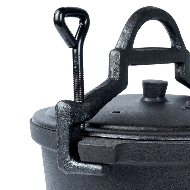 Kociołek żeliwny Vilde CAST LINE 199049 na nóżkach z pokrywką 4 L (5904316471873) - obraz 7