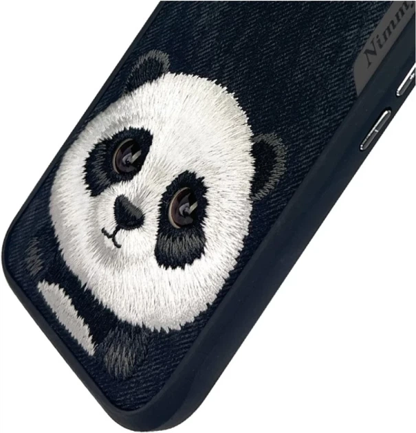 Etui plecki Nimmy Big Eyed Pet 2.0 Panda do Apple iPhone 16 Black (6971080319754) - obraz 8