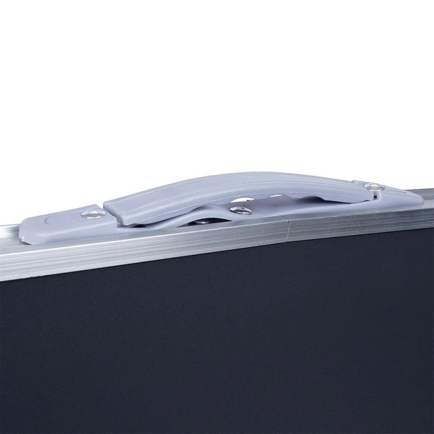 Стіл туристичний Vilde 489180 розкладний 80 x 60 x 70 см Сірий (5904316457846) - зображення 4