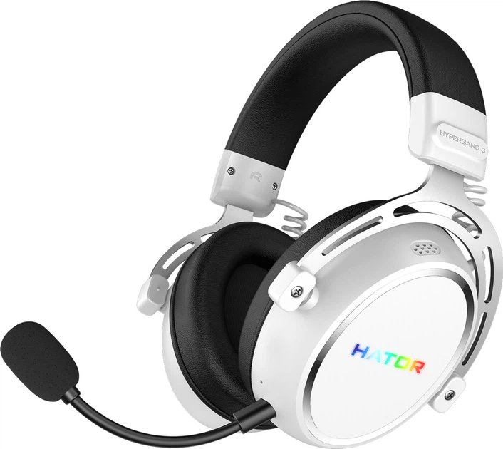 Навушники Hator Hypergang 3 Wireless White (8721249196898) - зображення 2