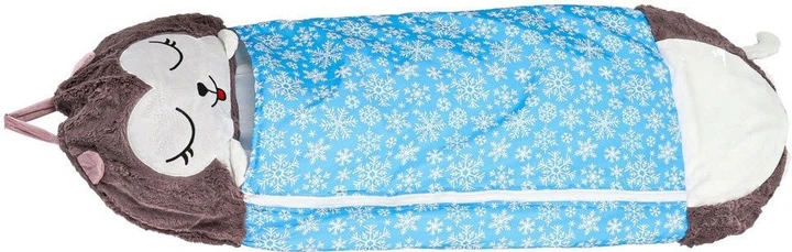 Śpiwór turystyczny KIK dla dzieci 125 x 50 cm Niebieski (KX3016_1) - obraz 2