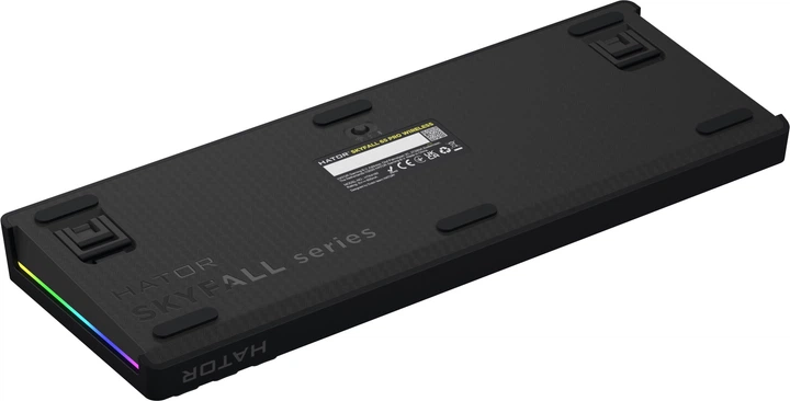 Klawiatura bezprzewodowa HATOR Skyfall 65 Pro Vanila Silent Switch Bluetooth/USB Grey/Black (HTK4160) - obraz 7