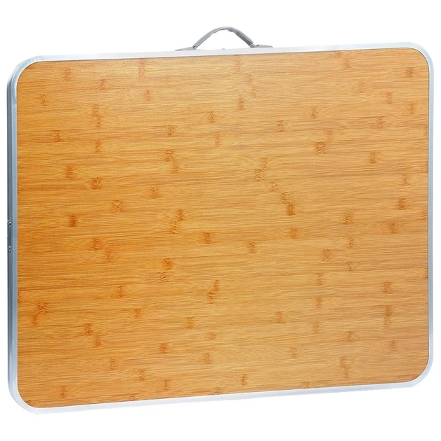 Стіл туристичний Vilde 489281 розкладний 80 x 60 x 70.5 см Коричневий (5904316470715) - зображення 3