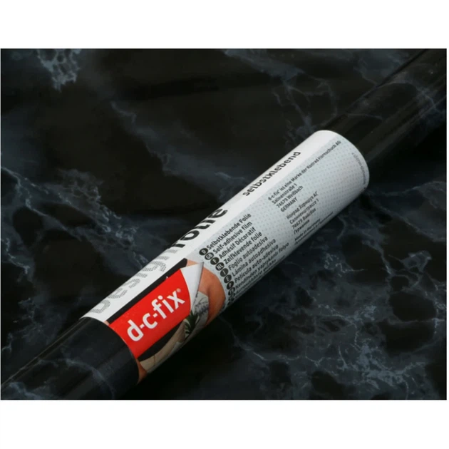 Плівка самоклейна (самоклейка) d-c-fix 200-8075 0,675 х 15 м чорний мармур - зображення 2