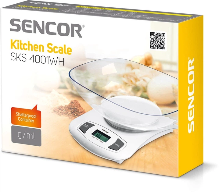 Ваги кухонні Sencor SKS 4001WH 322651 - изображение 5