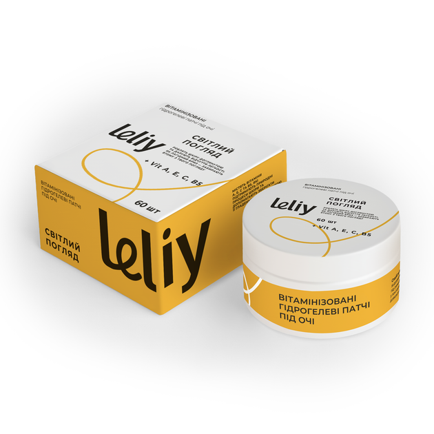 Вітамінізовані гідрогелеві патчі під очі ORNER X Leliy «Світлий погляд» - зображення 9