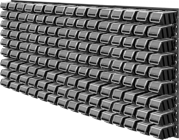 Tablica narzędziowa Kadax ścianka warsztatowa 174 x 78 cm 135 elementów K7696 Czarna (5903699468487) - obraz 2