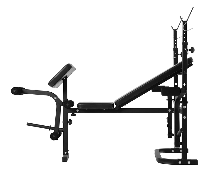 Тренувальна лавка Rebel Active регульована багатофункціональна з пюпітром для біцепсів (5901890101349) - зображення 2