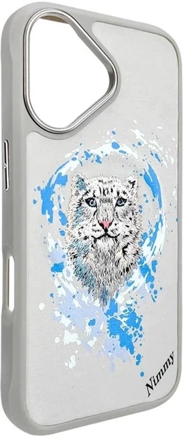 Etui plecki Nimmy Panther MagSafe do Apple iPhone 16 Light Grey (6971080319945) - obraz 4