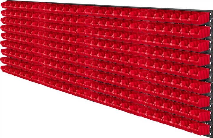 Tablica narzędziowa Kadax ścianka warsztatowa 232 x 78 cm 252 elementy K7675 Czerwona (5903699468272) - obraz 2