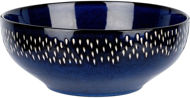 Салатниця Siaki Collection керамічна темно-синя 25 см 2.8 л (8721037118194) - зображення 2