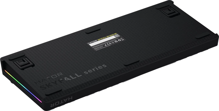 Klawiatura przewodowa Hator Skyfall 80 MAG ULTRA 8K USB White/Black (HTK1880) - obraz 7