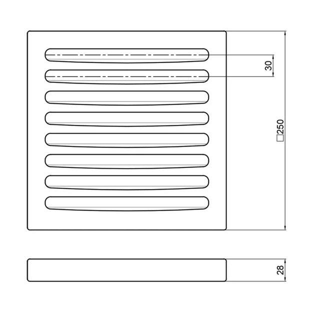 Колосниковая решетка чугунная Thermo Alliance 250x250 для твердотопливных котлов (SD00043146) - изображение 2