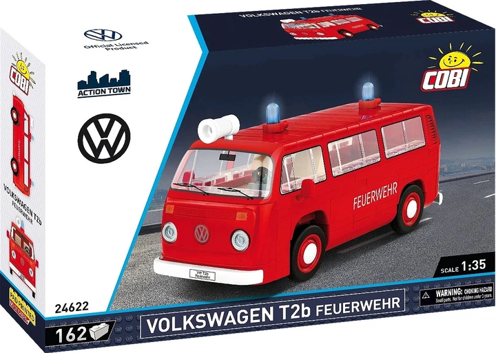 Конструктор Cobi Action Town Volkswagen T2b Feuerwehr 1:35 162 елементи COBI-24622 (5902251246228) - зображення 3