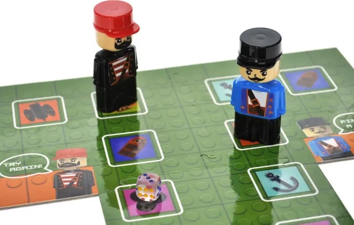 Конструктор Marioinex Block and Steps 3 в 1 Піратський корабель + Настільна гра 41 елемент QB300-104 (4823037611997) - зображення 8