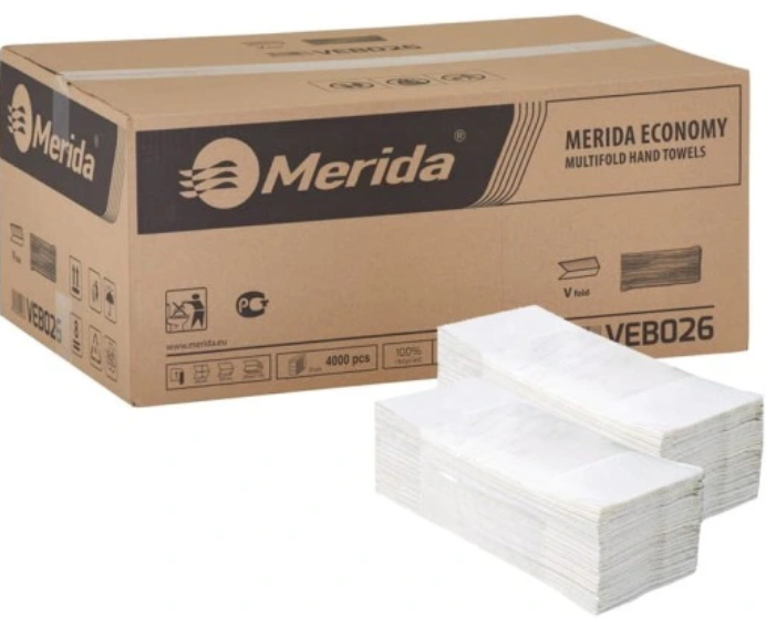 Паперові рушники Merida Z-складання 4000 шт (5908248112668) - зображення 2