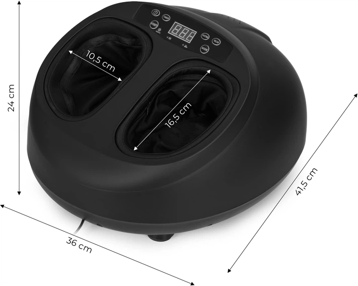 Masażer elektryczny do stóp ModernHome by Multistore z funkcją grzania refleksologia 3 tryby pilot 40W XB-8589 - obraz 4