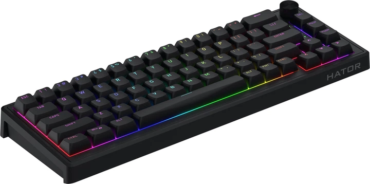 Klawiatura przewodowa Hator Skyfall 65 USB Black (HTK1160) - obraz 5