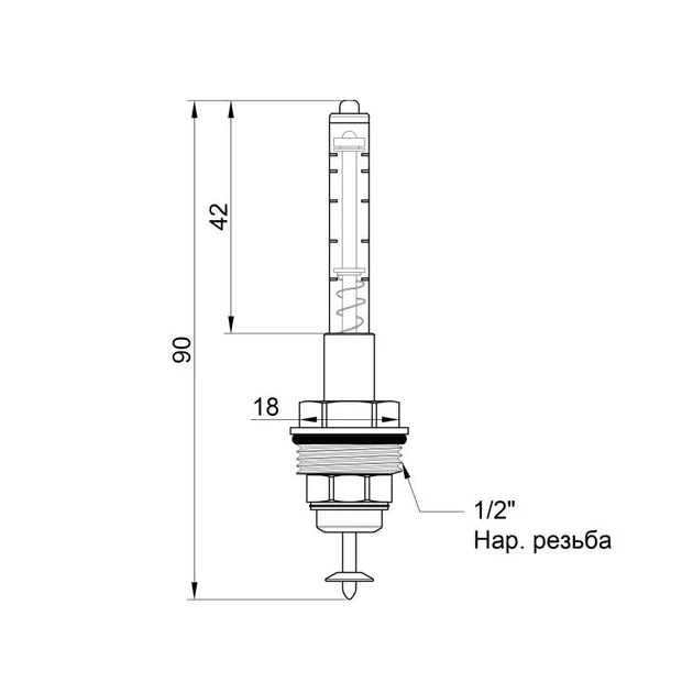 Расход Icma Gruppo Vitone 3/4" для коллектора No168 - изображение 2