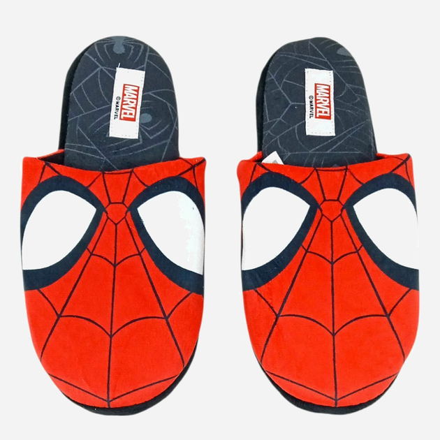 Мужские домашние тапочки с закрытым носком Spiderman Ultimate R1310591T-0003 44 28 см Черные (4894980447391) - изображение 4