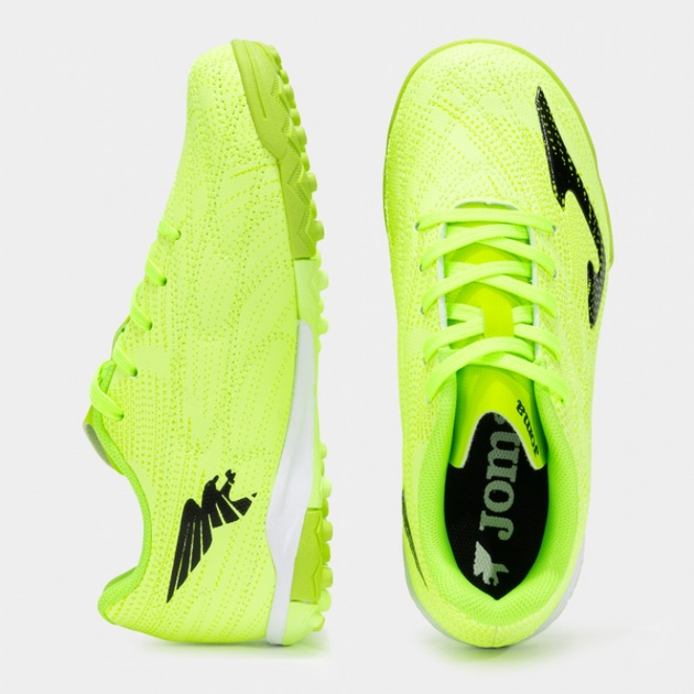 Подростковые футбольные бутсы-сороконожки для мальчика Joma Evolution Jr 2511 EVJW2511TF 37 (5USA/4UK) Салатовые (8447368116967) - изображение 4
