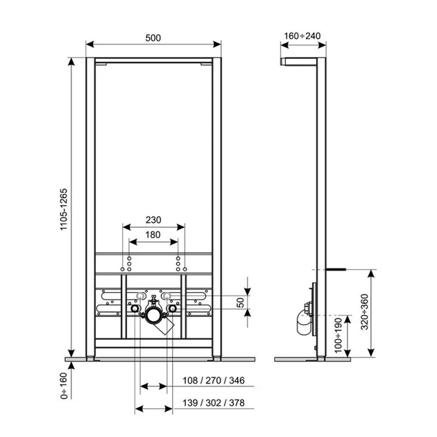 Инсталляция для биде Qtap Nest QT0155706B - изображение 2