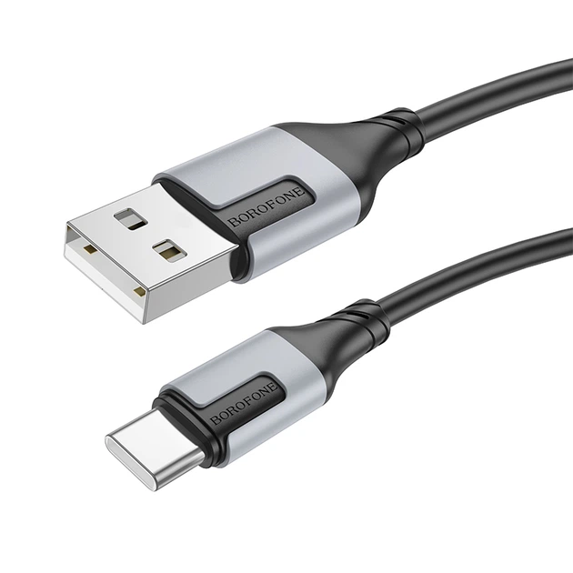 Кабель USB Borofone BX101 Creator Type-C 3A Колір Чорний - Фото 9 Кабель USB Borofone BX101 Creator Type-C 3A Колір Чорний - изображение 9
