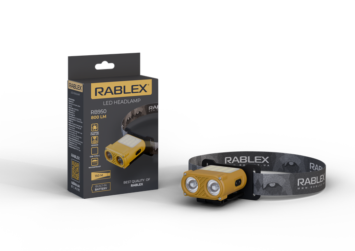 Ліхтарик ручний RABLEX RB 950 - Фото 1 Ліхтарик ручний RABLEX RB 950 - зображення 1