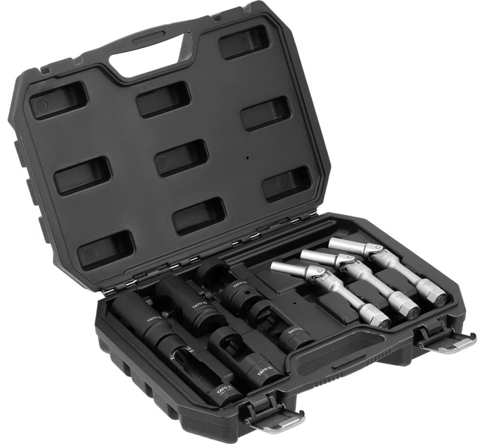 Zestaw narzędzi Yato YT-05349 do świec żarowych i wtryskiwaczy 9 elementów (5906083117381) - obraz 2